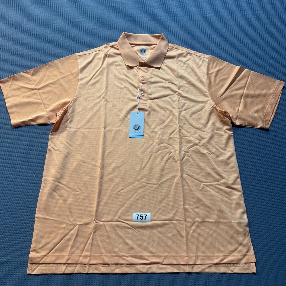Kilburne & Finch Shirt Men Sz xL  Orange  Brand New‎
